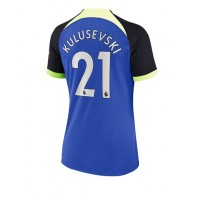Tottenham Hotspur Dejan Kulusevski #21 Fußballbekleidung Auswärtstrikot Damen 2022-23 Kurzarm